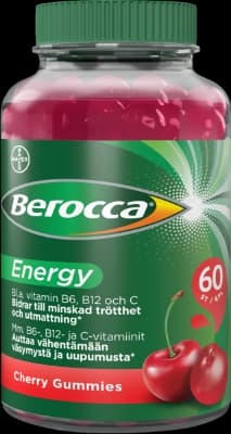 Berocca energy gummies cherry 60 stk