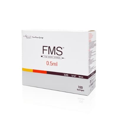 FMS Micro Syringe 32G 0,5 ml (100 stk.) UTSOLGT