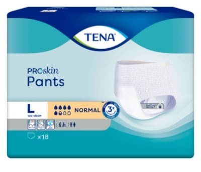 Tena Pants Normal Buksebleie L – 18 stk