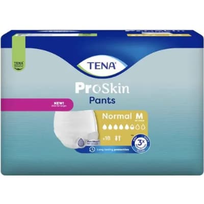 Tena Pants Normal Buksebleie M – 18 stk