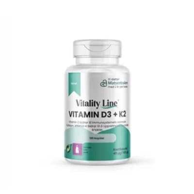 Vitality Line D3 & K2 (120 kapsler)