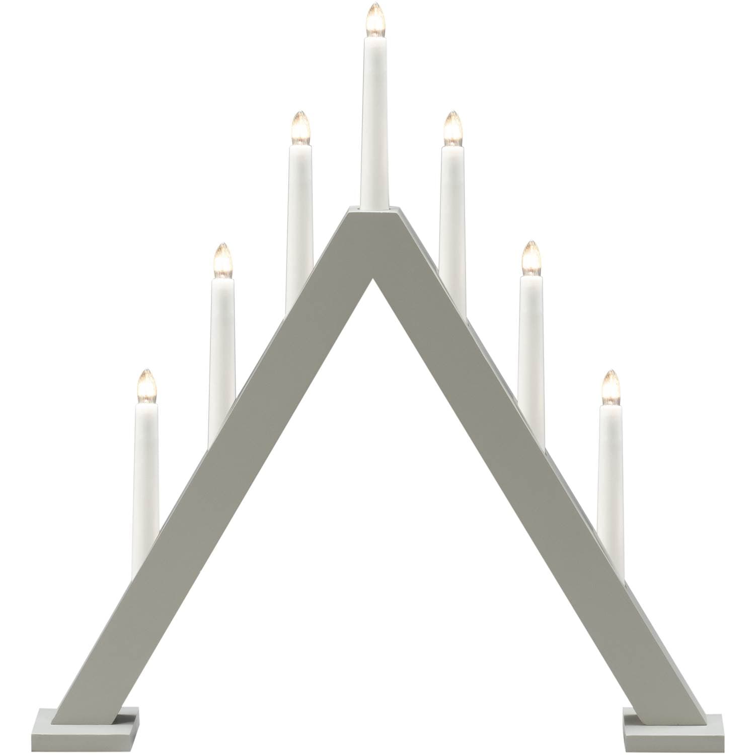 Konstsmide 3931-305 7 ljus trä grå