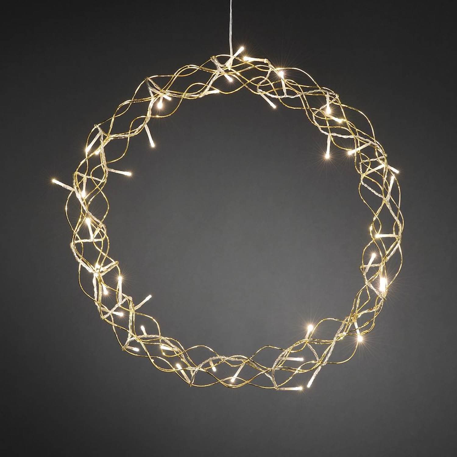 Konstsmide Krans 48 varmvita LED