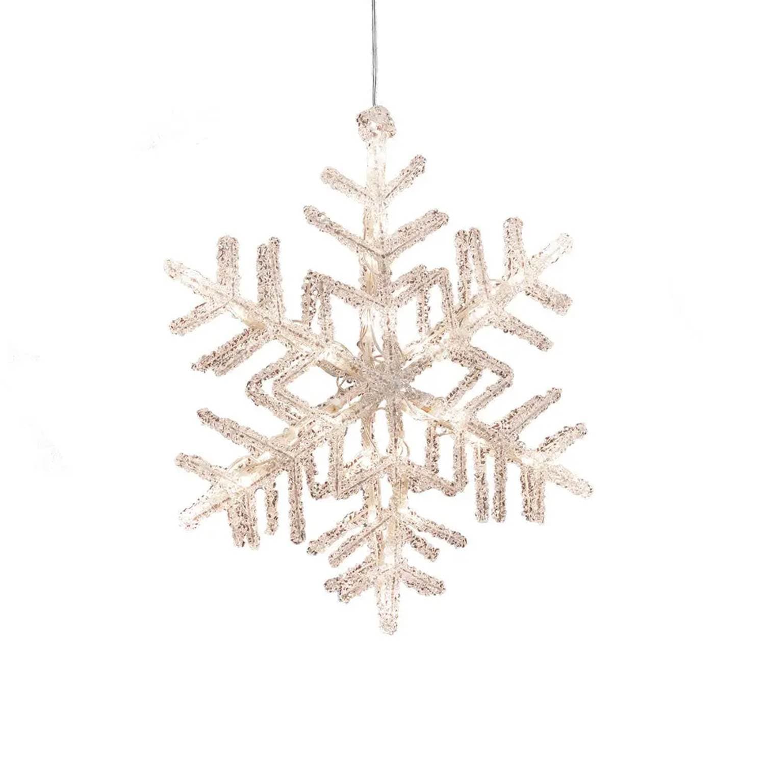 Konstsmide Snöflinga 30 cm vvita LED