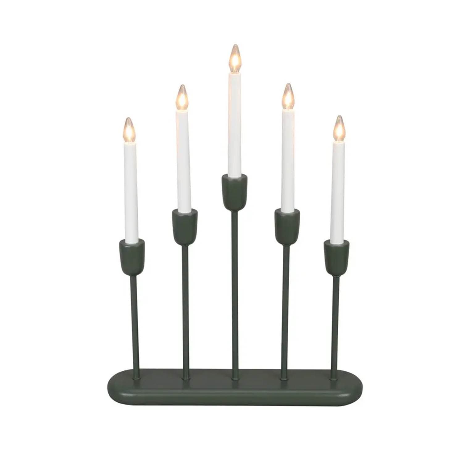Konstsmide 5 ljus trä/metall