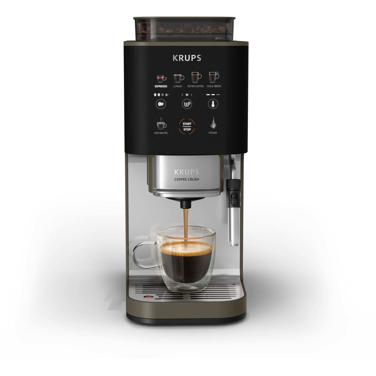 Krups Coffee Crush Experience 1,8L Chrome