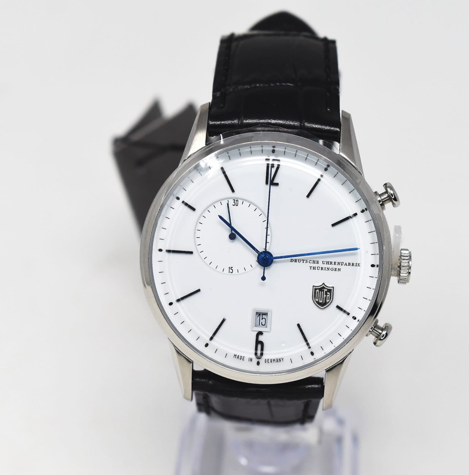Dufa Deutsche Uhrenfabrik Unisex  Watch with Leather Strap DF-9012-03