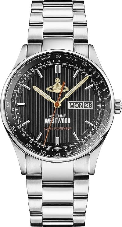 Vivienne Westwood Cranbourne Watch Black Dial Silver Bracelet VV207BKSL