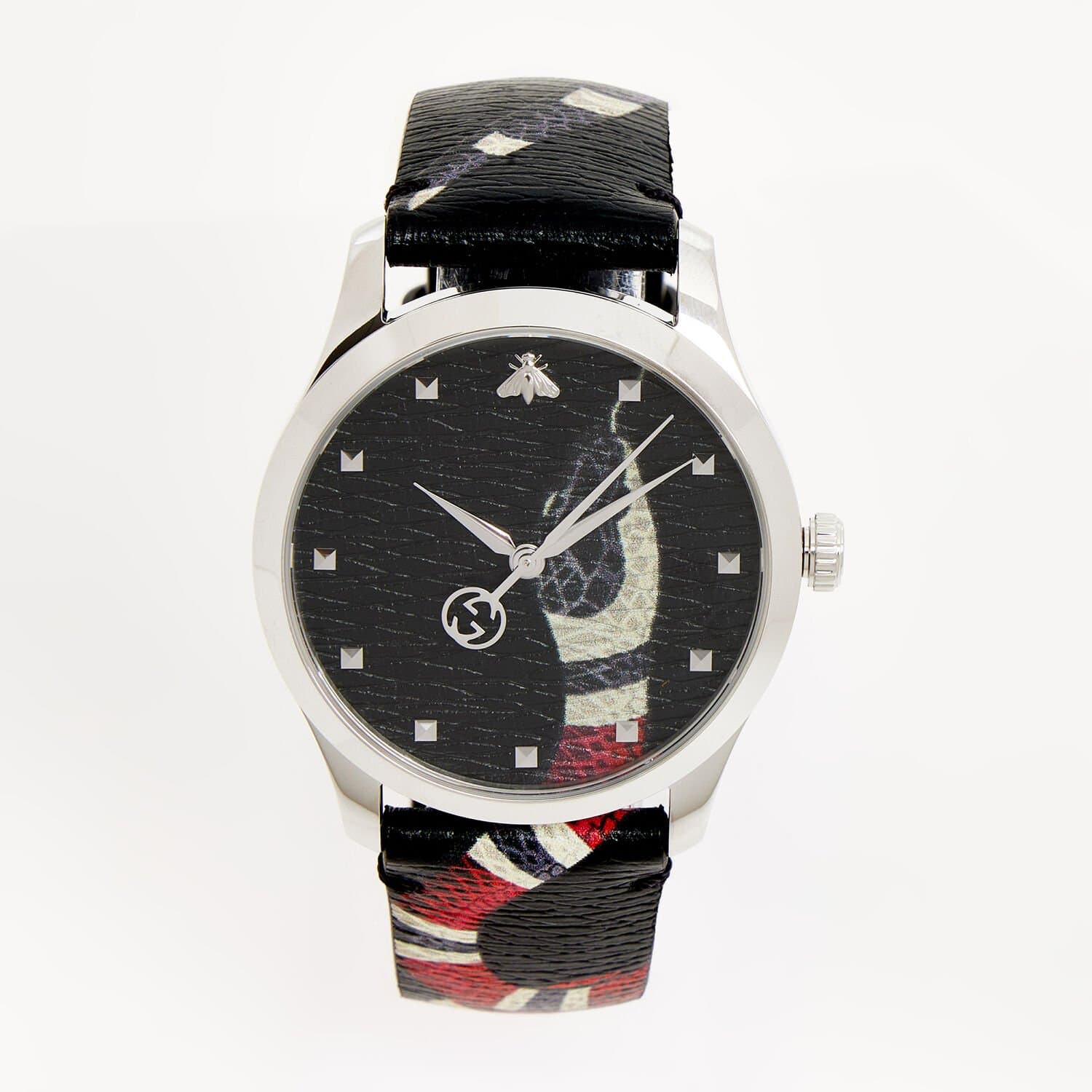 Gucci G-Timeless Unisex Watch YA1264007A Silver Dial 38mm