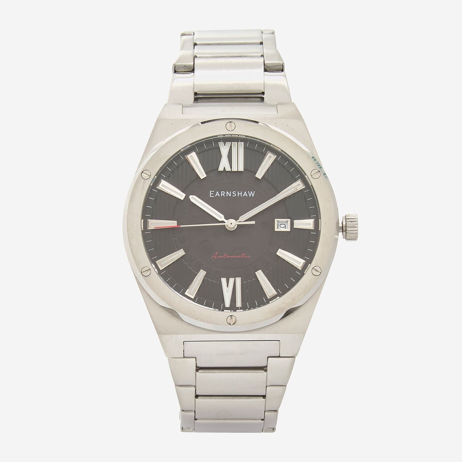 Thomas Earnshaw Drake Skeleton Automatic Watch ES-8293-11 Vintage Black