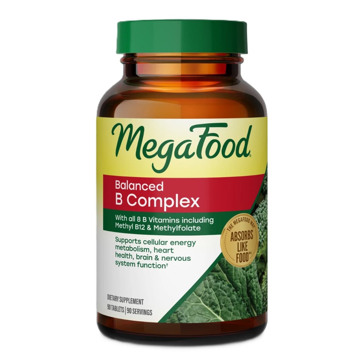 MegaFood Balanced B Complex 90 tabletter