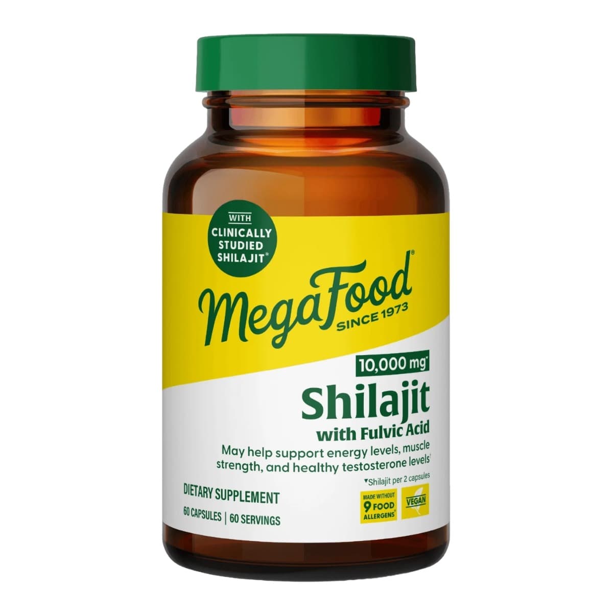 MegaFood Shilajit PrimaVie® & fulvosyre 60 kapsler