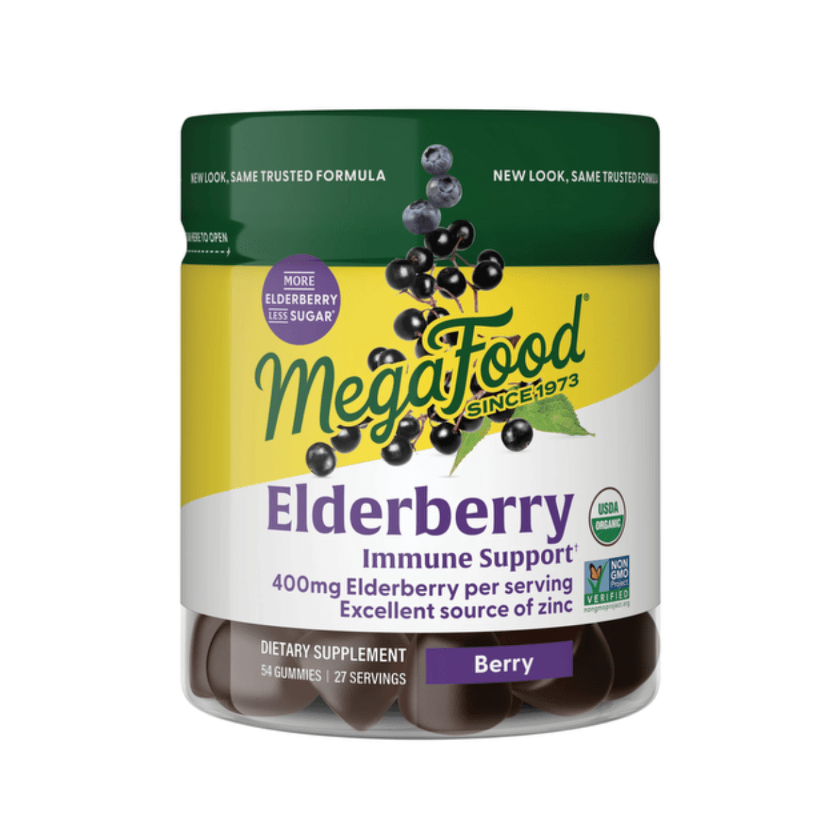 MegaFood Elderberry Immune Support Gummies 54 gummies
