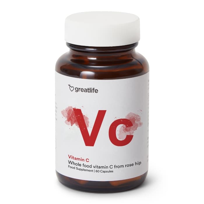 Greatlife Vitamin C Wholefood 60 kapsler