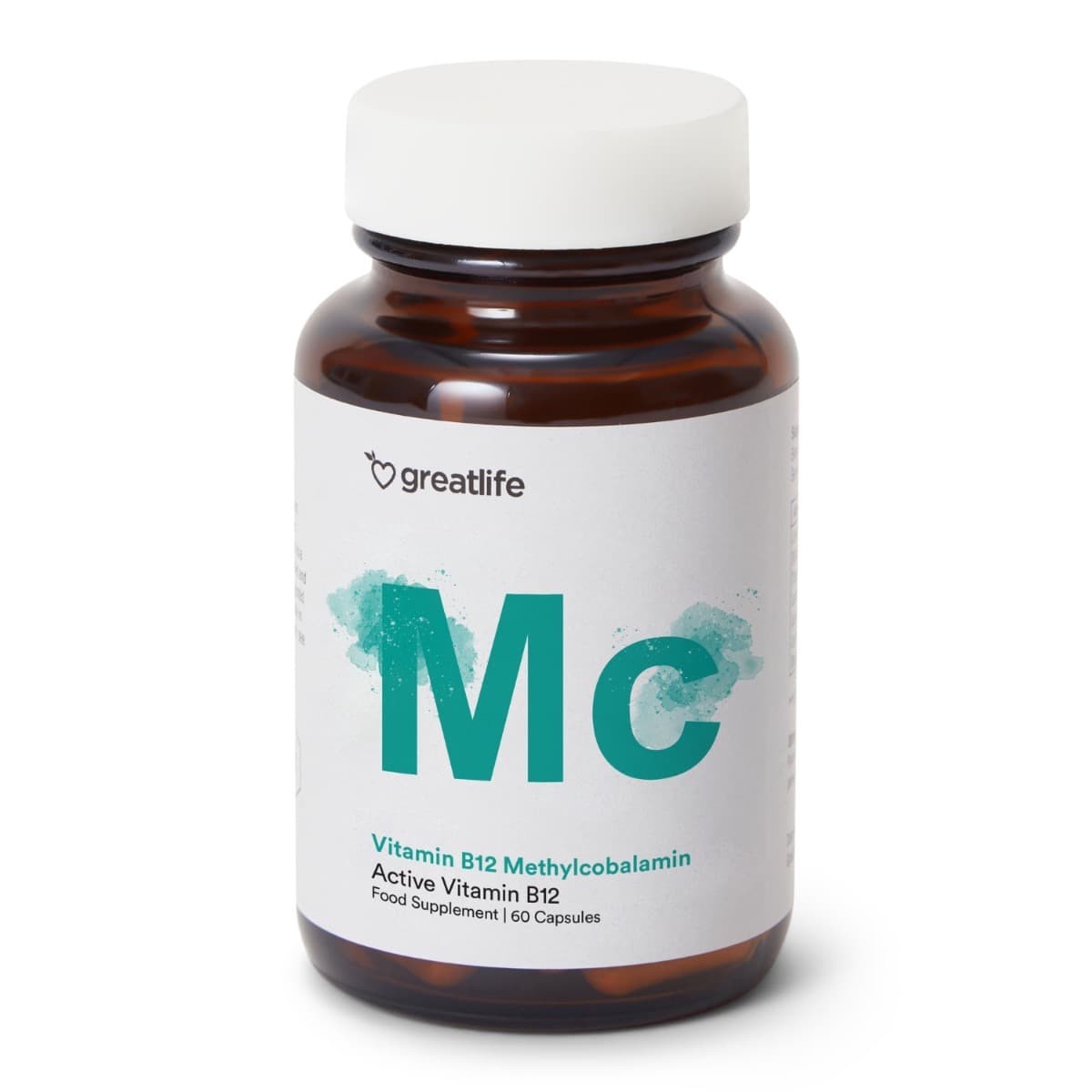 Greatlife Vitamin B12 Methylkobalamin 60 kapsler