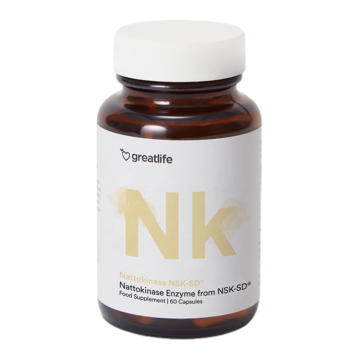 Greatlife Nattokinase NSK-SD® 60 kapsler