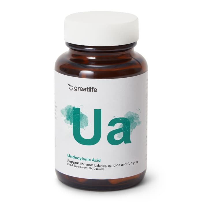 Greatlife Undecylenic Acid – Undecylensyre (250 mg/cap) 150 kapsler