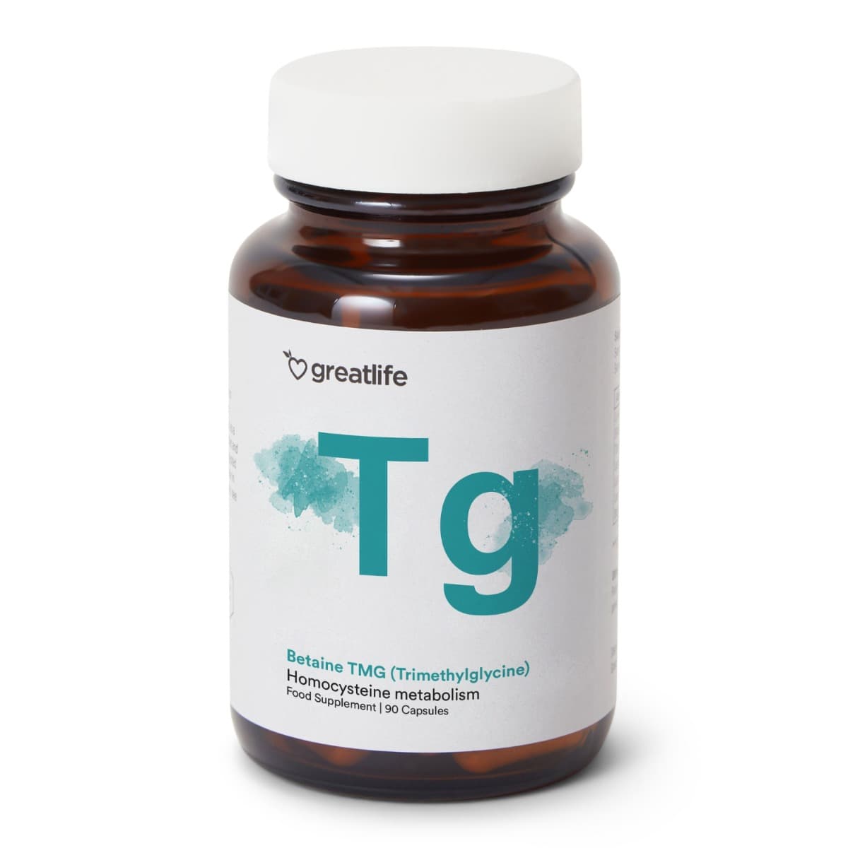 Greatlife TMG (Trimetylglysin) – 100 % Betain 90 kapsler