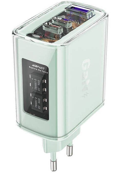 Acefast A45 Vegglader 65W - Grønn