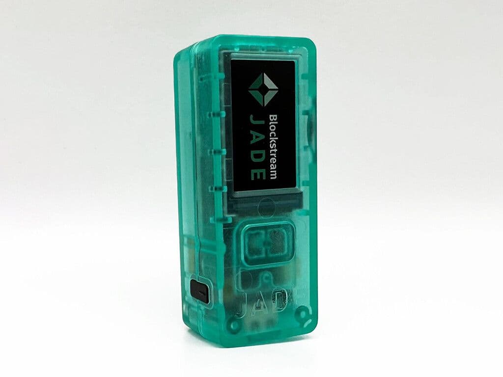 Blockstream Jade Bitcoin Hardware Wallet - Grønn