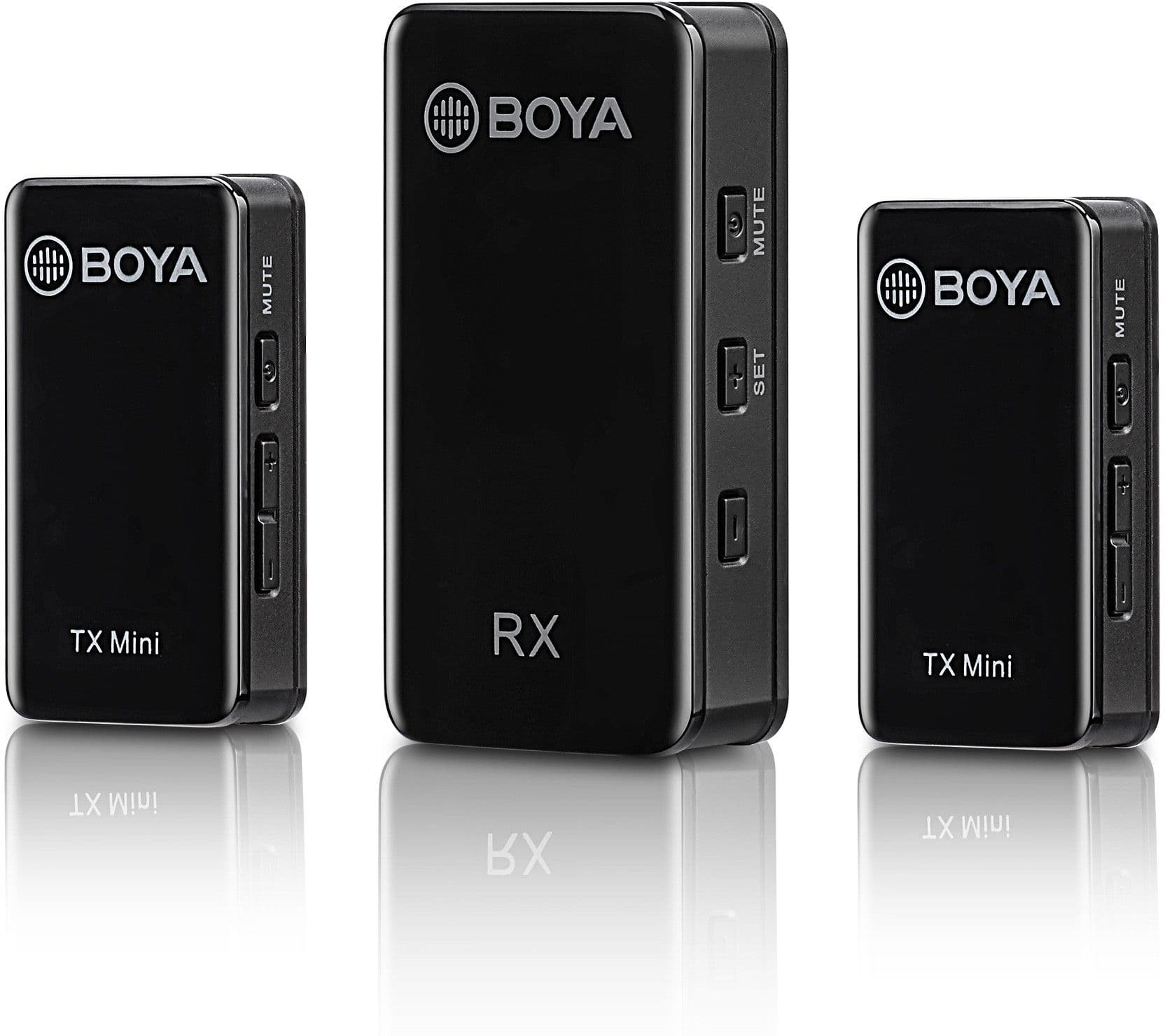 Boya BY-XM6-S2 Mini 2x trådløs mikrofon 3,5mm