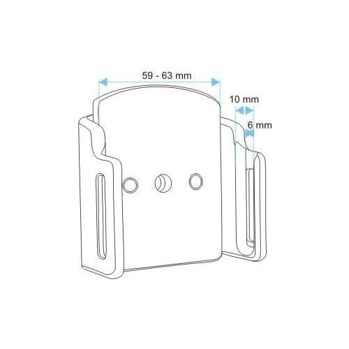 Brodit Passiv holder med kuleledd 511431