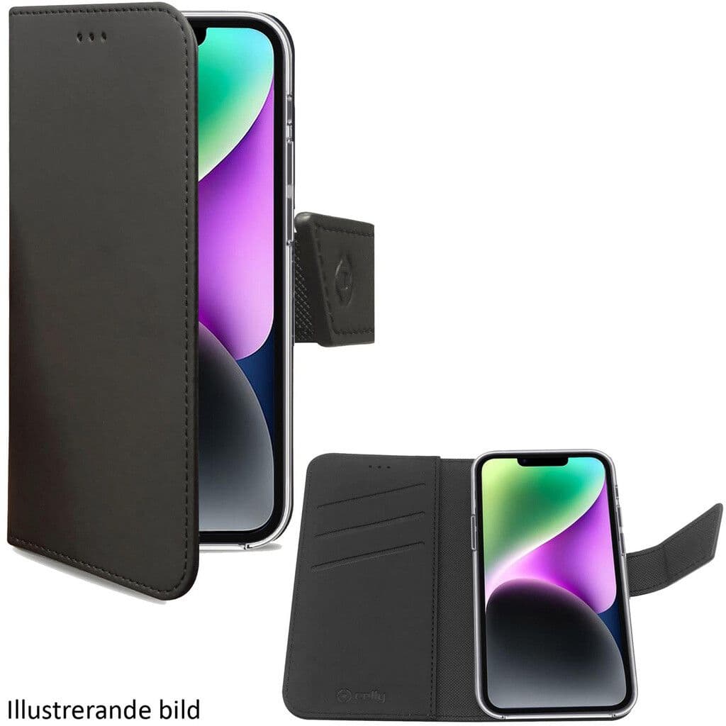 Celly Wallet-deksel (iPhone 15 Plus)
