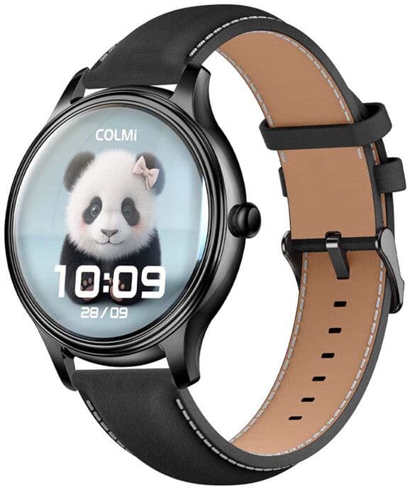 Colmi Smart Watch with Silicone and Leather Band (L28)