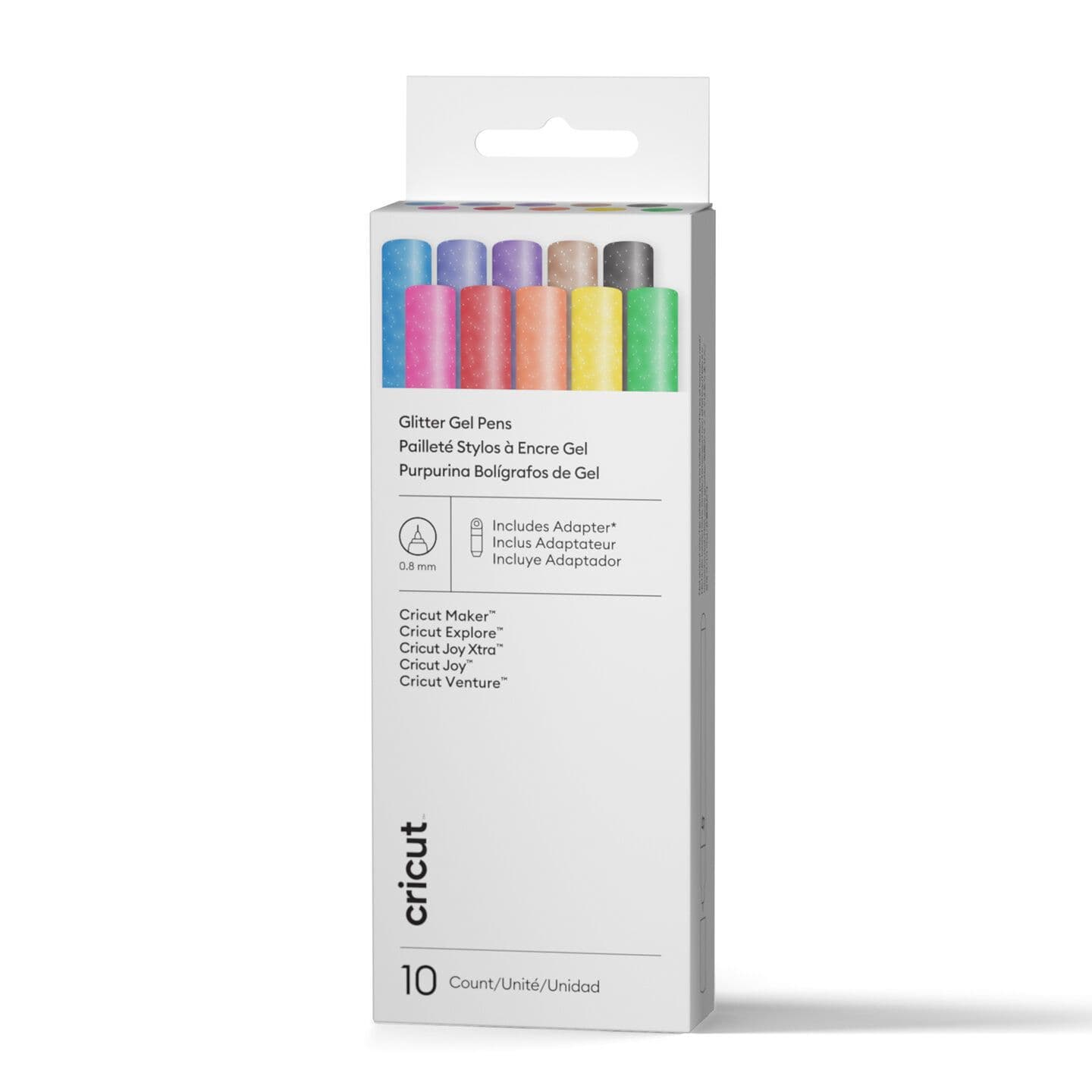 Cricut Glitter Gel Penner 0,8mm 10-pak
