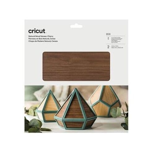 Cricut naturlig trefiner 2-pakning - Körsbär