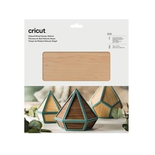 Cricut naturlig trefiner 2-pakning - Valnöt