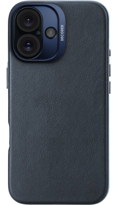 Decoded Leather Case (iPhone 16) - Blå