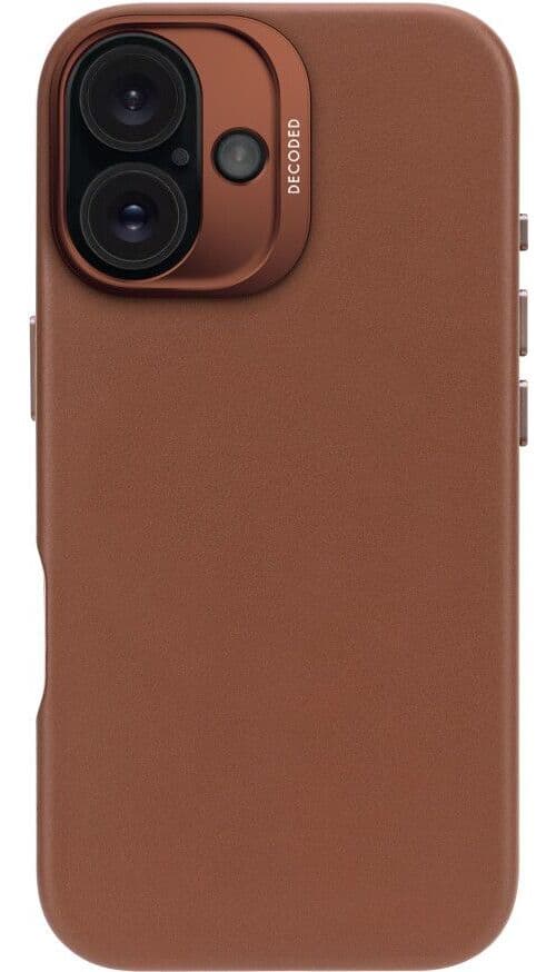 Decoded Leather Case (iPhone 16) - Brun