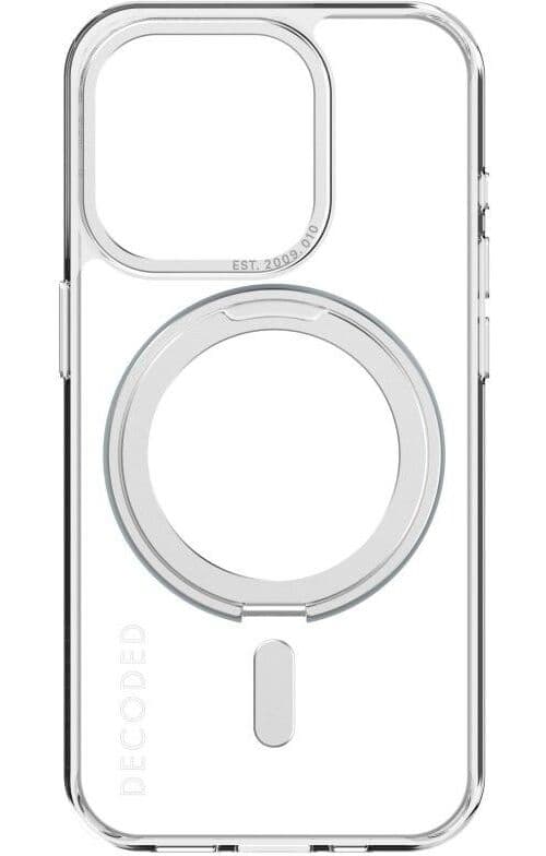 Decoded resirkulert plastløkkestativ bakdeksel (iPhone 15 Pro) - Transparent