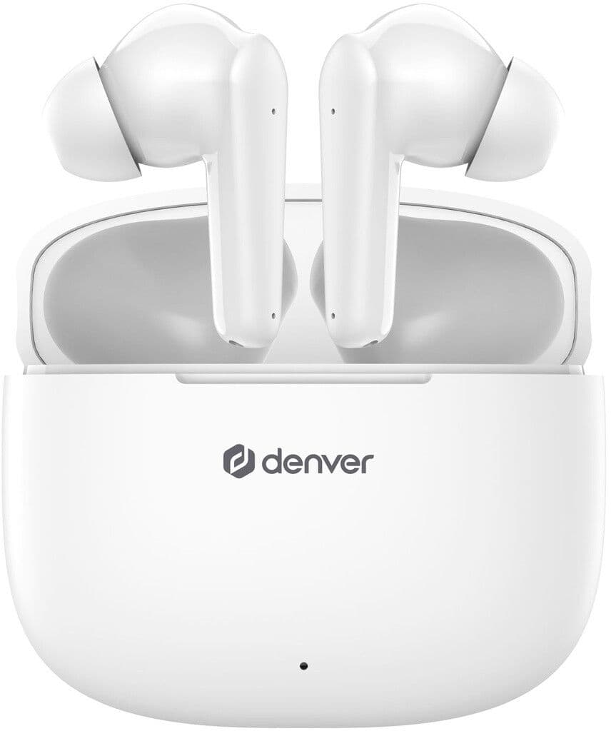 Denver TWE-48 True Wireless Earbuds - Hvit