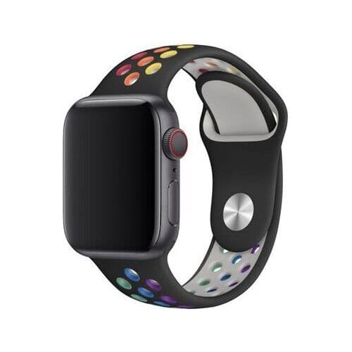 Devia Deluxe Sport2 Rainbow (Apple Watch 49/46/45/44/42mm) - Svart