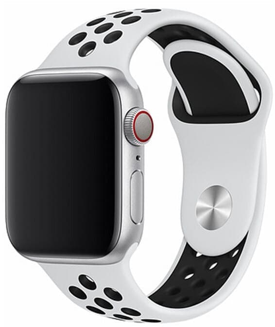 Devia Deluxe Sport2 (Apple Watch 49/46/45/44/42mm) - Hvit/Svart