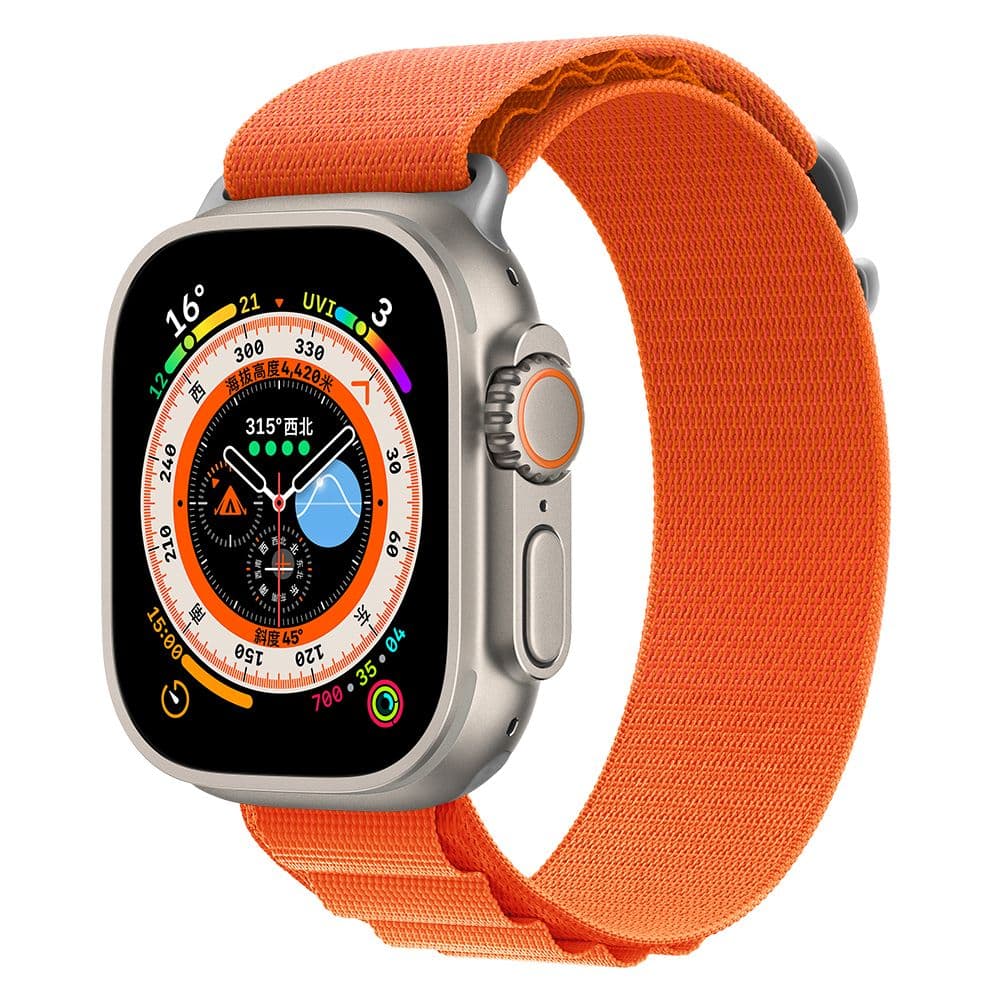 Devia Nylon Woven (Apple Watch 42/41/40/38mm) - Oransje