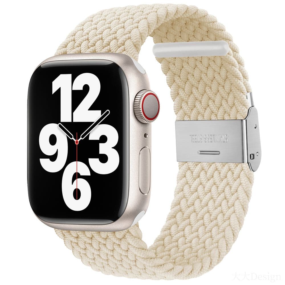 Devia Sport4 Nylon Braided Loop (Apple Watch 42/41/40/38mm) - White Starlight