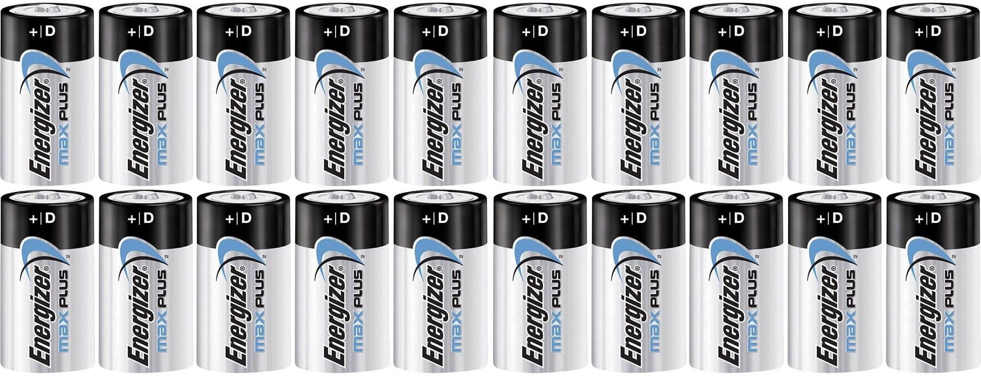 Energizer Max Plus D batterier 20-pak