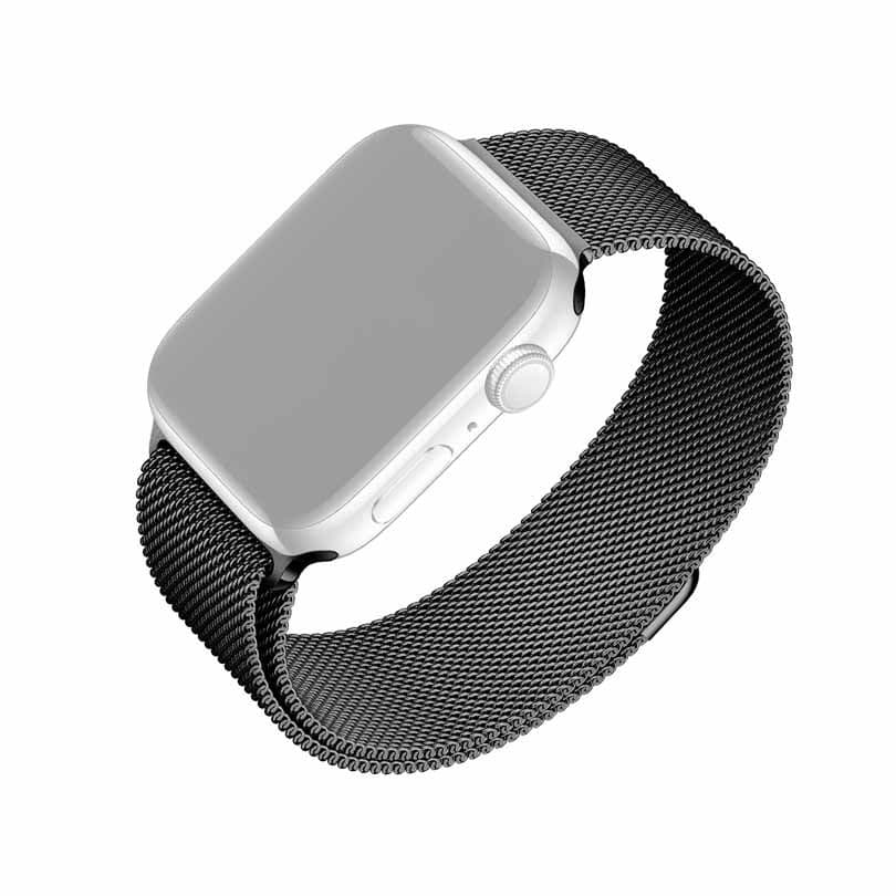 Fixed Mesh Strap (Apple Watch 42/41/40/38mm) - Svart