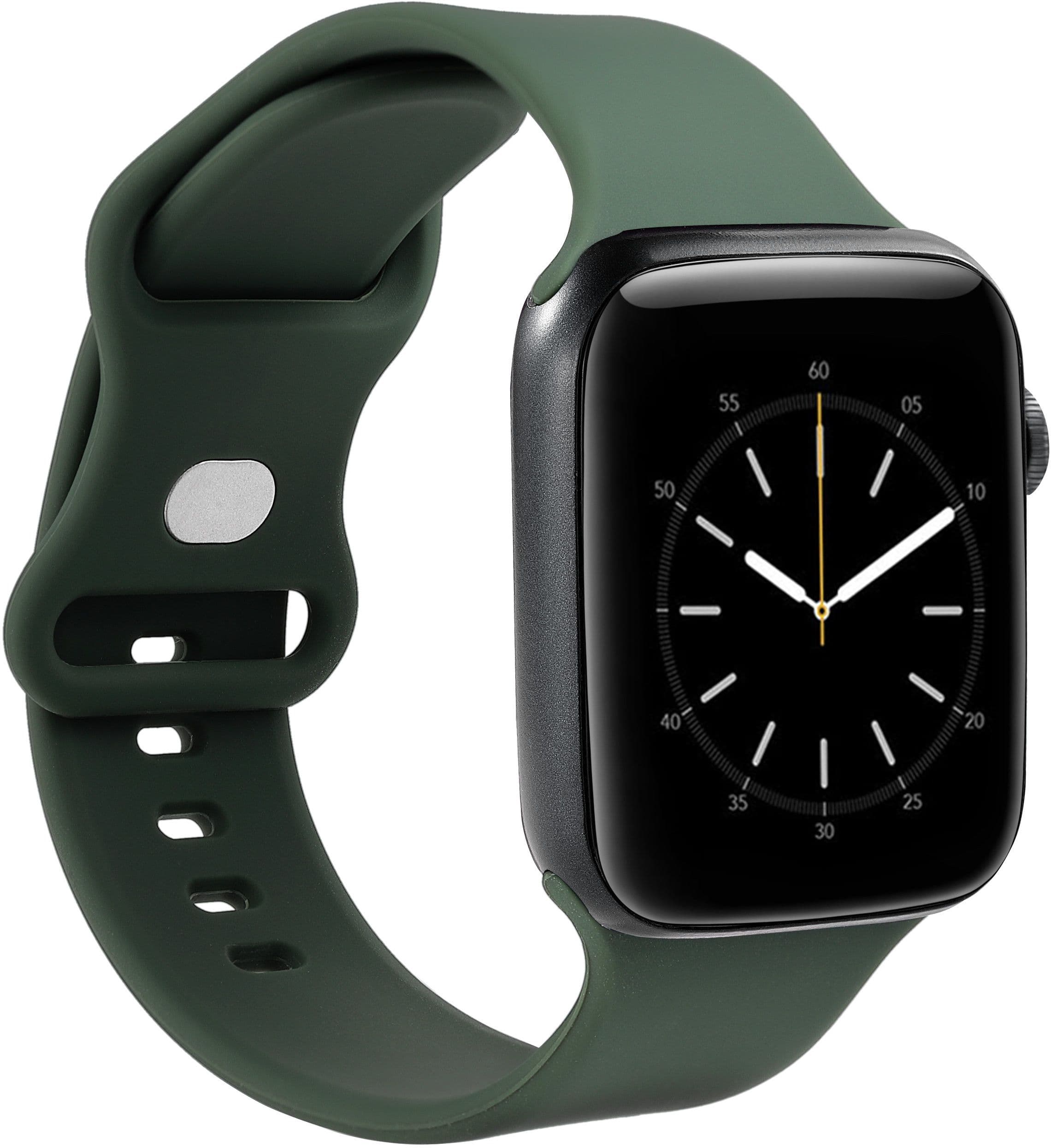 Gear Watch armbånd silikon (Apple Watch 42/41/40/38mm) - Grønn