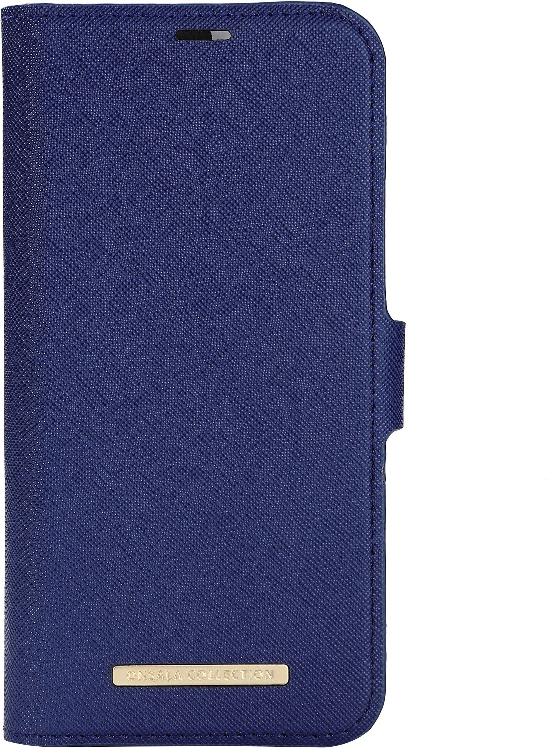 Onsala Magnetic Saffiano Wallet (iPhone 14 Plus) - Blå