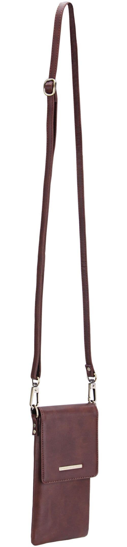 Onsala Universal Phone Bag with Strap - Brun