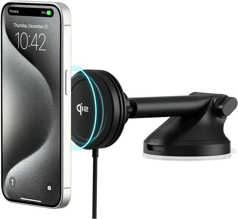 iOttie Velox Mini Qi2 Magnetisk Dashboardfeste
