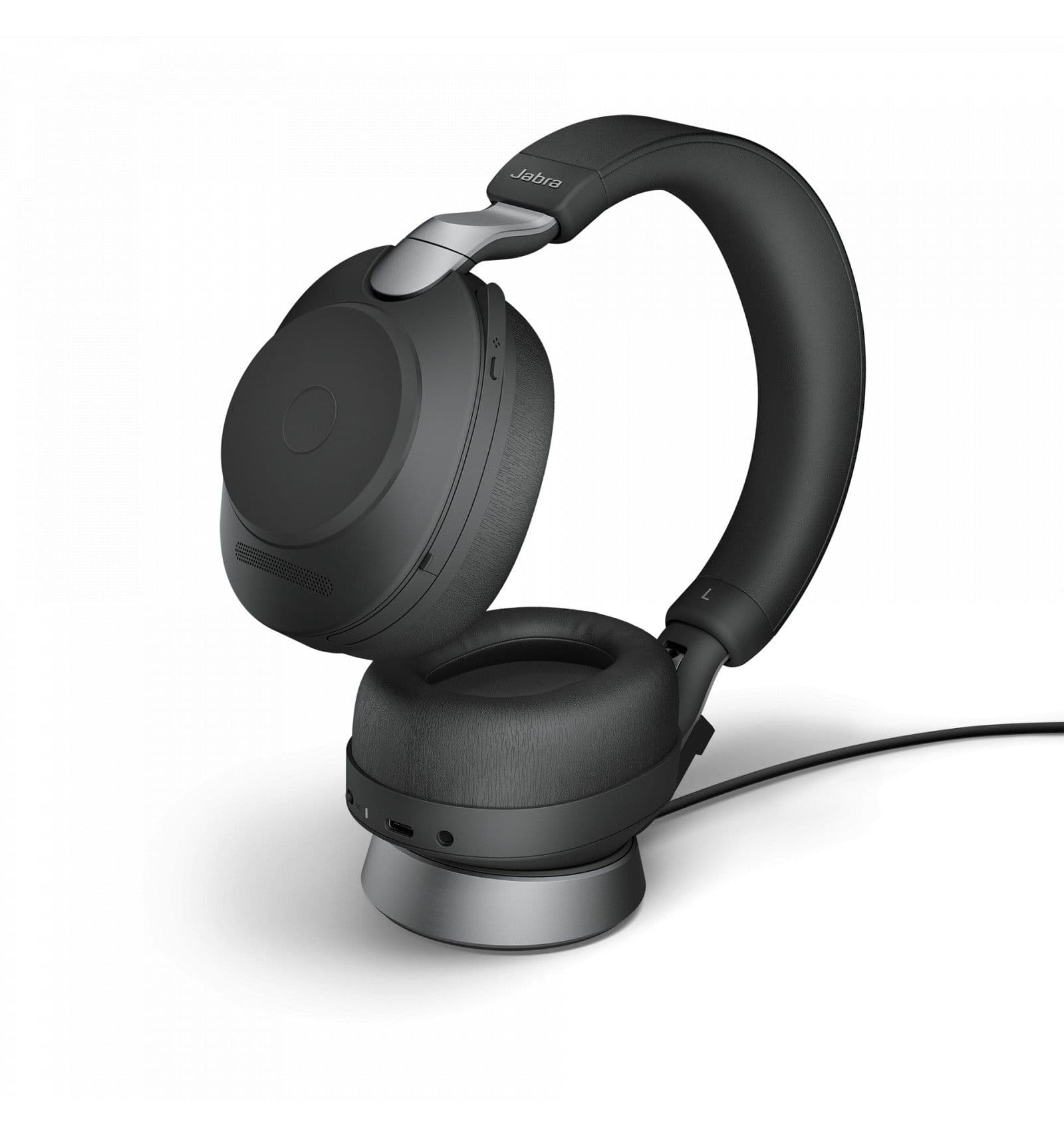Jabra Evolve2 85 Stereo med stativ - Svart UC USB-A