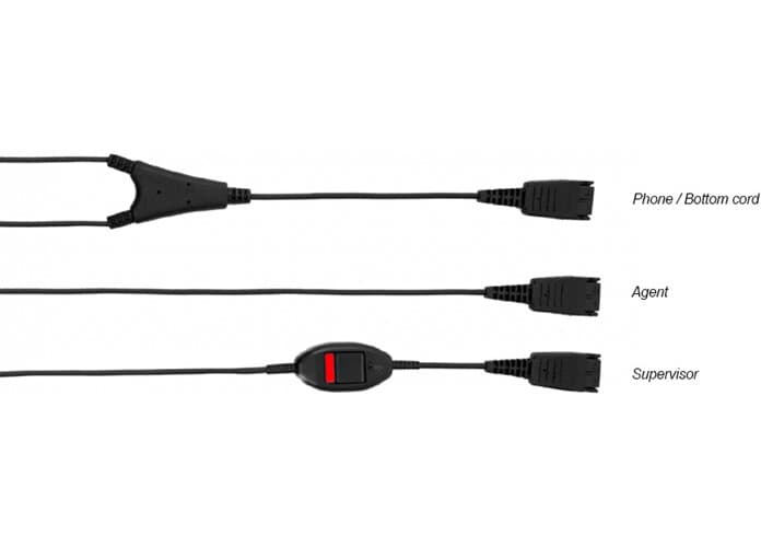 Jabra Y-kabel med mute-knapp