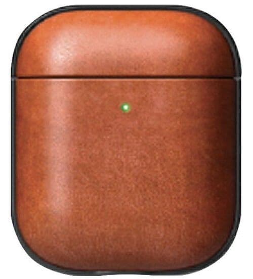 Journey Leather Case (AirPods 1/2) - Lysebrun