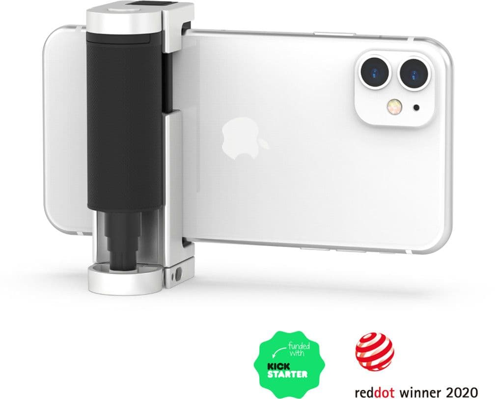 Just Mobile ShutterGrip 2 - Sølv