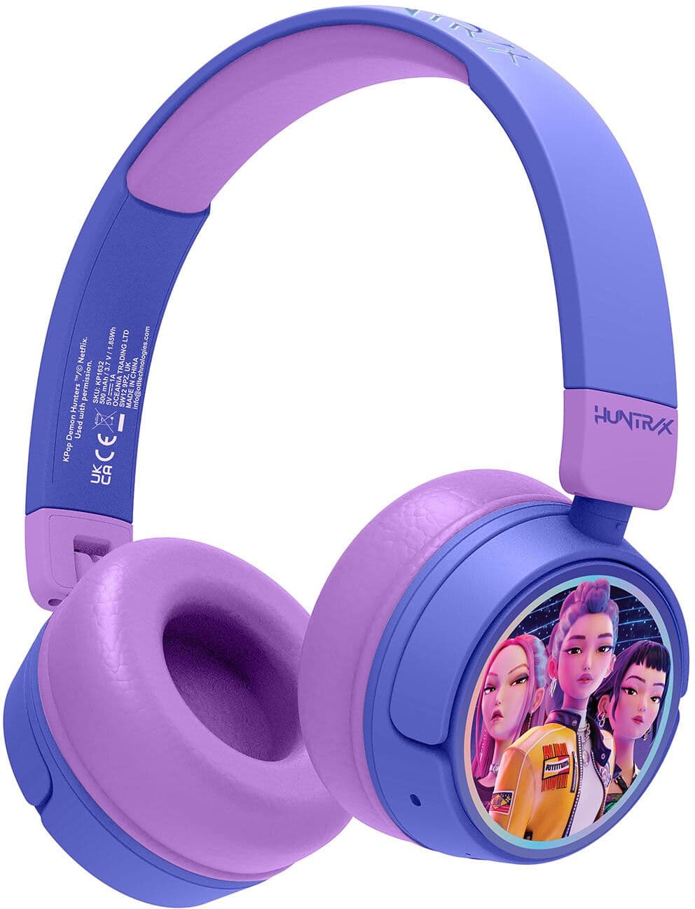 KPop Demon Hunters Huntrix 3 On-Ear Hodetelefoner